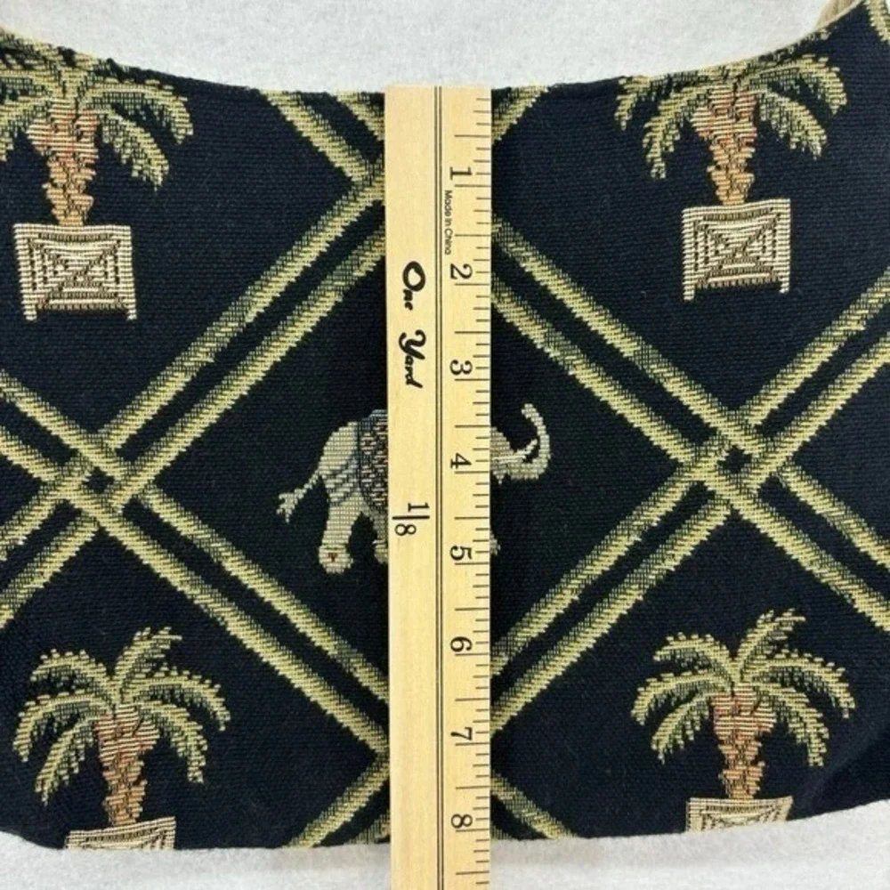 Tapestry Elephant Purse Palm Tree Bamboo Vintage Hobo Handbag Indie Boho Retro